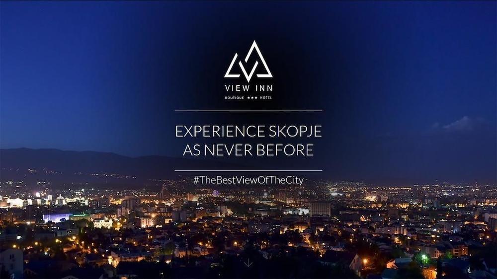 View Inn Boutique Hotel Skopje Eksteriør billede