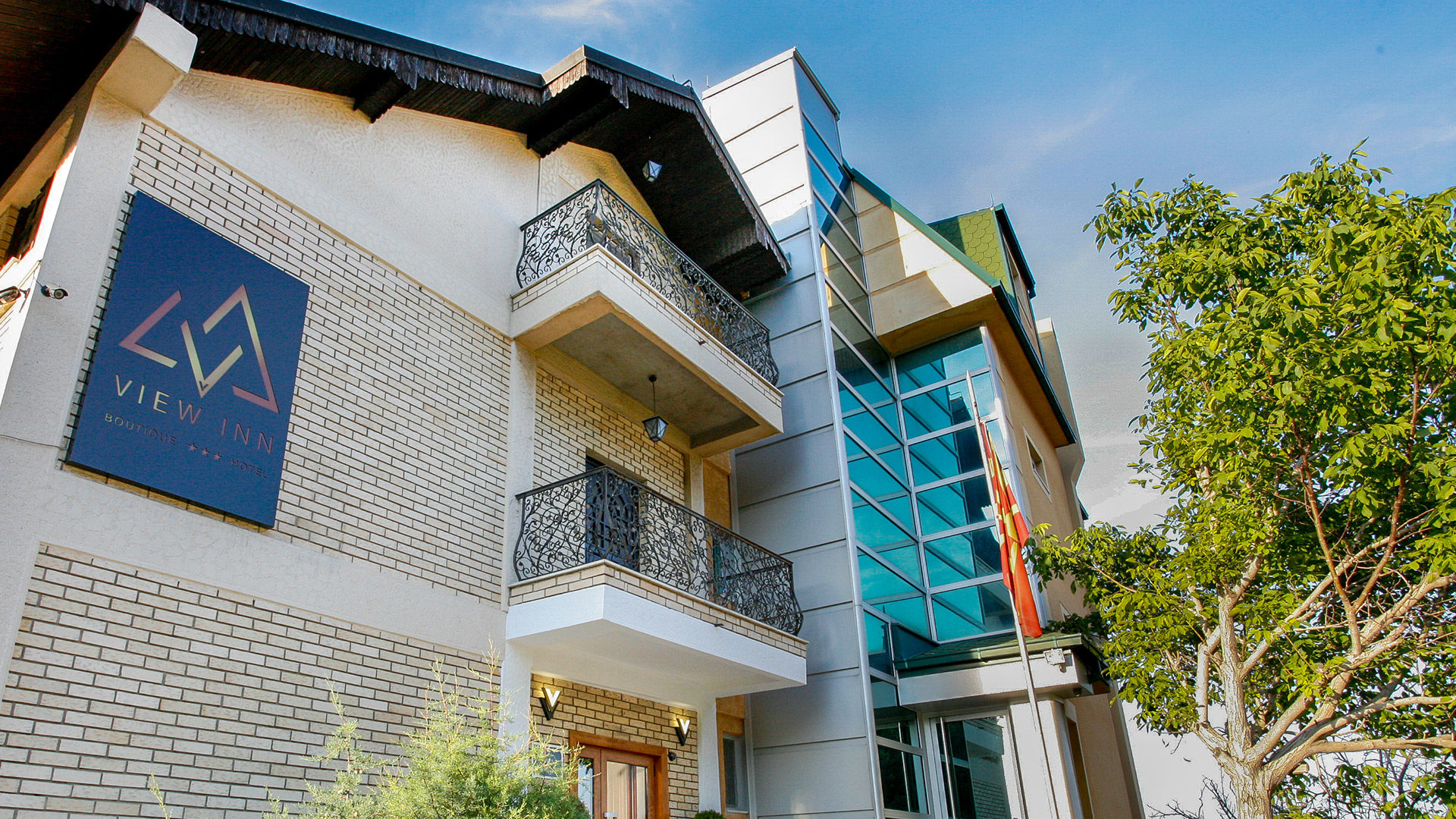 View Inn Boutique Hotel Skopje Eksteriør billede